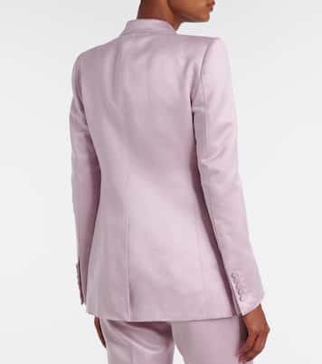 Blazer en coton et satin de soie | Tom Ford
