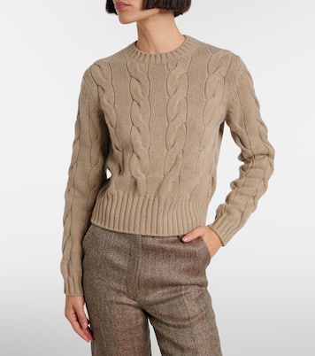 Pullover Napier in cashmere a trecce | Loro Piana