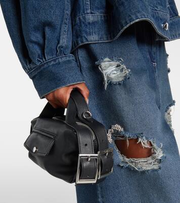 Biker Belt Mini leather tote bag | Simone Rocha