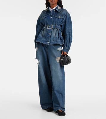 Biker Belt Mini leather tote bag | Simone Rocha