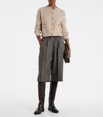 Wool, cashmere, and silk cardigan | Brunello Cucinelli