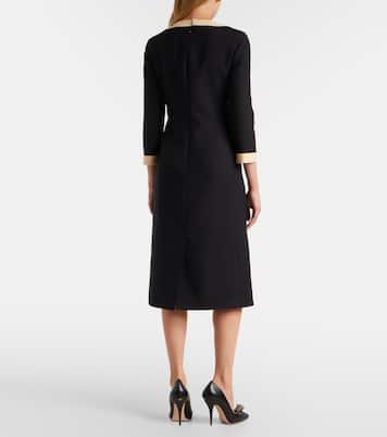 Abito midi in Crepe Couture | Valentino