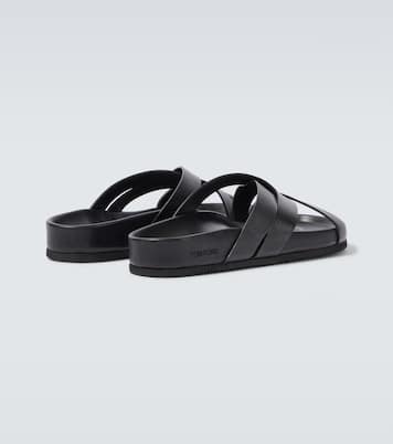 Leather slides | Tom Ford