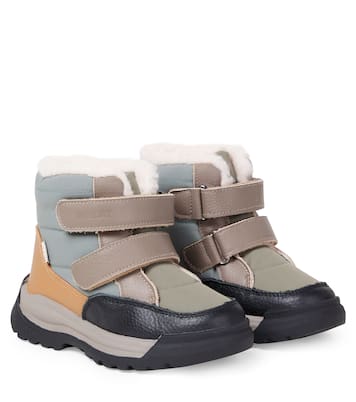 Tex皮革边饰靴子 | Wheat