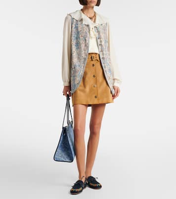 Tote Bag Eyes Medium aus Denim | Etro