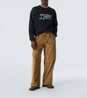 Anonymous Lovers embroidered sweatshirt | JW Anderson
