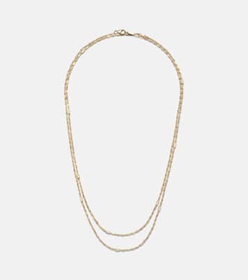 18kt gold chain necklace with diamonds | Suzanne Kalan