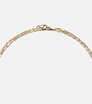18kt gold chain necklace with diamonds | Suzanne Kalan