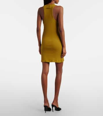 Logo ribbed-knit cotton minidress | Jean Paul Gaultier