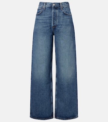 High-Rise Wide-Leg Jeans Low Slung Baggy | Agolde
