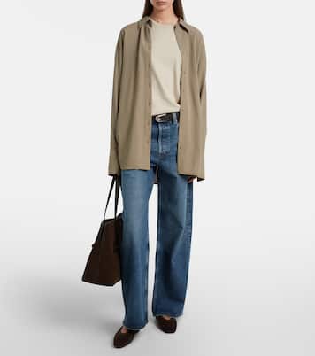 High-Rise Wide-Leg Jeans Low Slung Baggy | Agolde