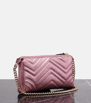 GG Marmont Mini leather shoulder bag | Gucci