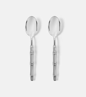 Set of 2 silver-plated spoons | Gucci