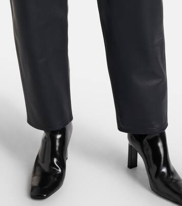 Pantalon droit Neat en cuir | Frame