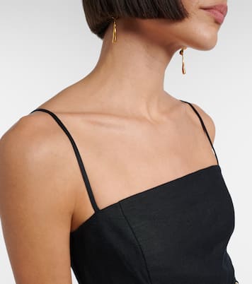 Verziertes Top aus einem Leinengemisch | Simkhai