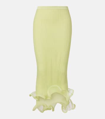 Ruffled midi skirt | Simkhai