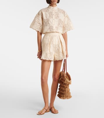 Short Wanderlust en coton mélangé | Zimmermann