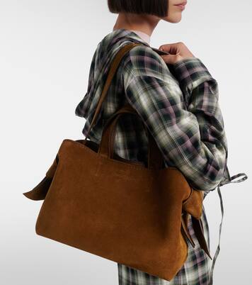 Tote Bag Musubi aus Veloursleder | Acne Studios