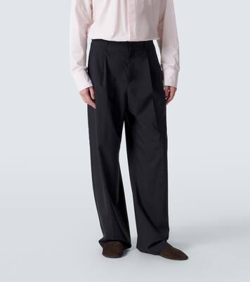Pantalon ample Thom en laine | The Row
