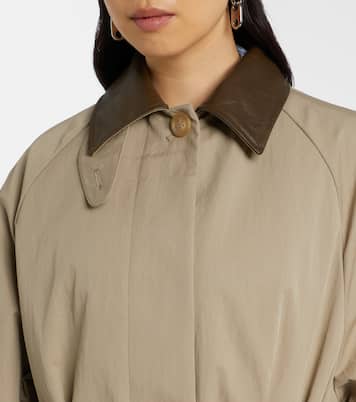 Trench-coat technique en coton mélangé | Acne Studios