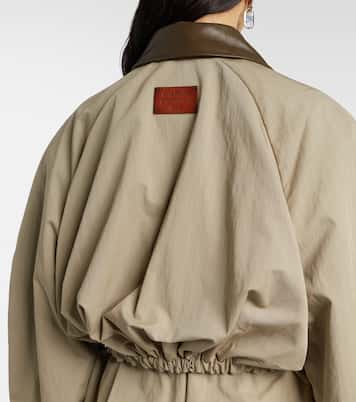 Trench-coat technique en coton mélangé | Acne Studios