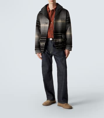 Veste rayée en laine et coton | RRL