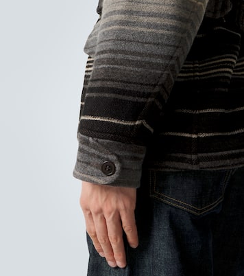 Veste rayée en laine et coton | RRL