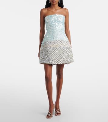 Floral sequined minidress | Là Fuori