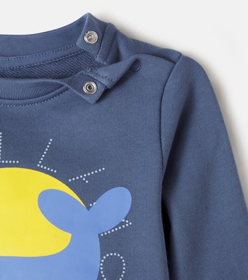 Baby printed cotton fleece sweatshirt | Stella McCartney Kids