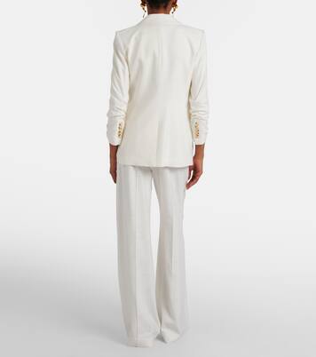 Marbeau pleated wide-leg pants | Veronica Beard