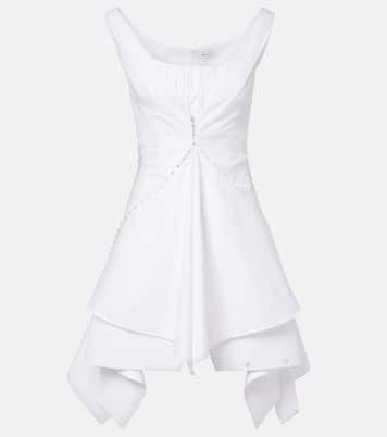 Ruffled cotton minidress | McQueen