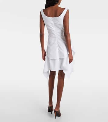 Ruffled cotton minidress | McQueen
