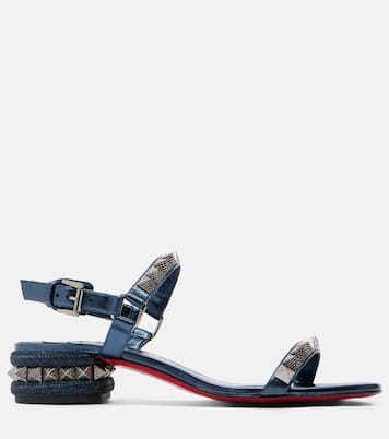 Pyra embellished leather sandals | Christian Louboutin