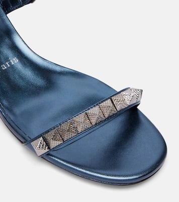 Pyra embellished leather sandals | Christian Louboutin