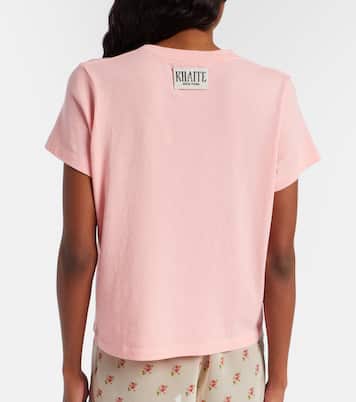 Emmylou cotton jersey T-shirt | Khaite