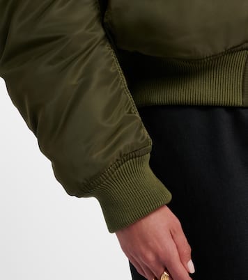 Bomberjacke Intrecciato mit Leder | Bottega Veneta
