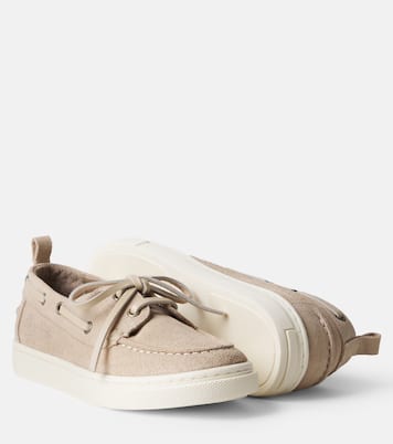 Loic suede boat shoes | Bonpoint