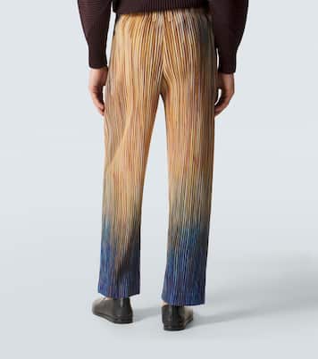 Pantaloni regular Paint Brush Close-Up con plissé  | Homme Plissé Issey Miyake