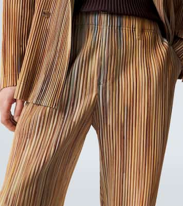 Pantaloni regular Paint Brush Close-Up con plissé  | Homme Plissé Issey Miyake