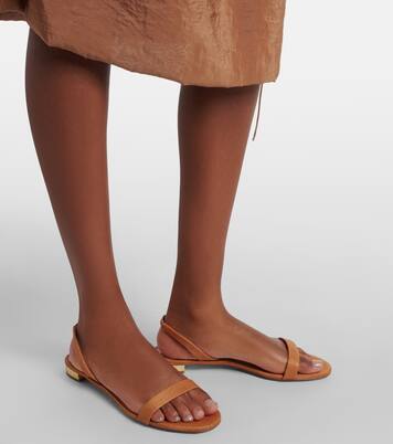 So Nude raffia sandals | Aquazzura