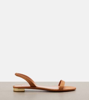 So Nude raffia sandals | Aquazzura