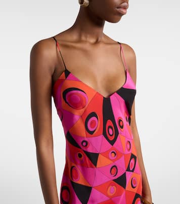 Occhi silk twill gown | Pucci