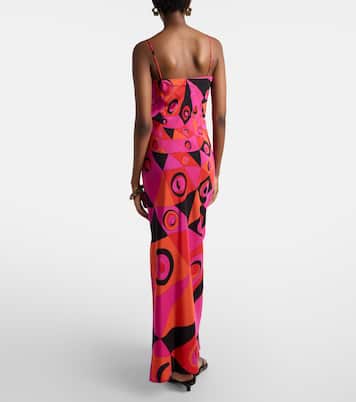 Occhi silk twill gown | Pucci
