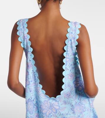 Abito corto in cotone floreale | Juliet Dunn