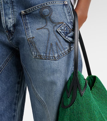 Verzierte Schultertasche Bulb Small mit Leder | JW Anderson