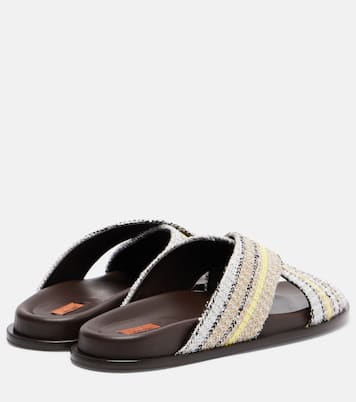 Sandalen Viola aus Häkelstrick | Missoni