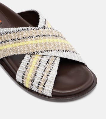Sandalen Viola aus Häkelstrick | Missoni