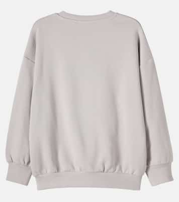 Embroidered cotton jersey sweatshirt | Mini Rodini