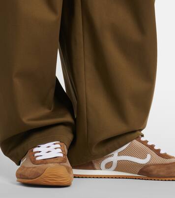 Ballet Runner 2.0 suede and mesh sneakers | Loewe