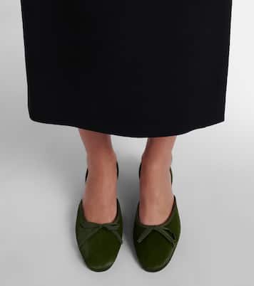 24/7 calf hair ballet flats | Herbert Levine